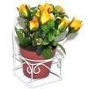Декоративная композиция "Цветы в горшочке на подставке", цвет: желтый, 16 см Производитель: Великобритания Артикул: FF NX104KV инфо 7273v.